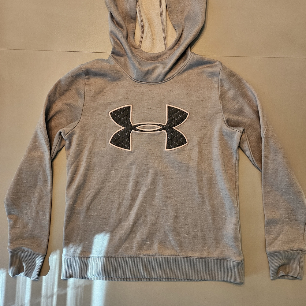 Under Armour Gray Hoodie Sweatshirt